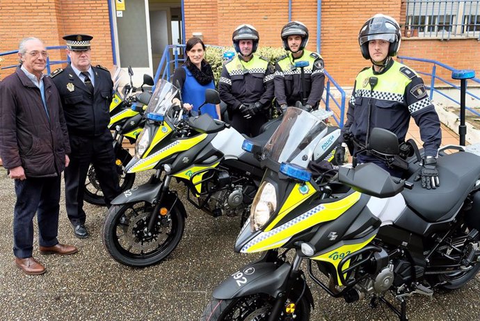 Nuevas motos de la Policía Local de Santander