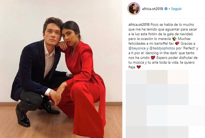 Instagram África de Operación Triunfo 2018