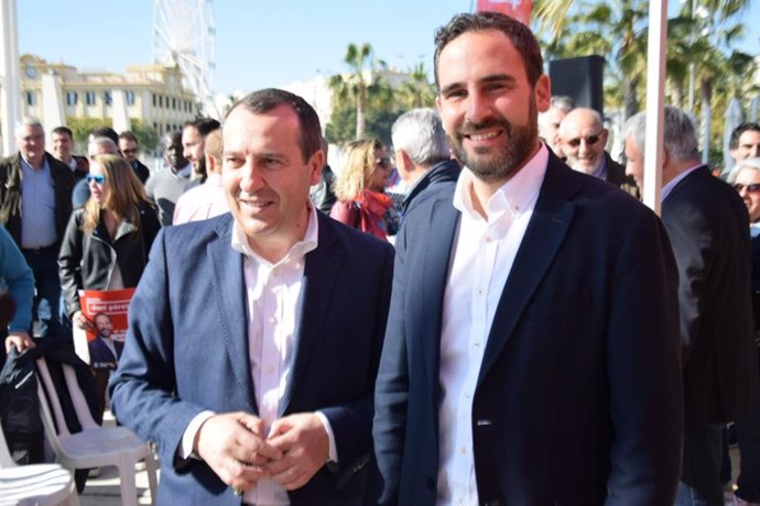 José Luis Ruiz Espejo y Daniel Pérez presentan la campaña del PSOE para las muni