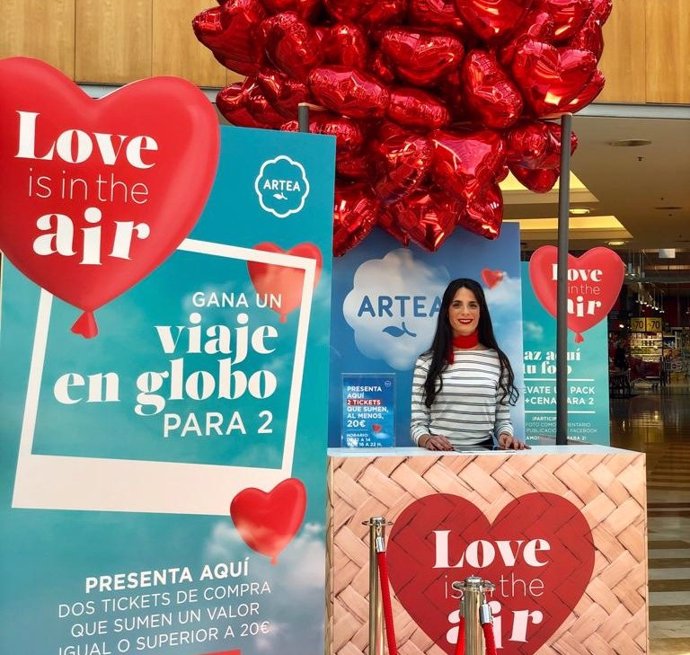 El Centro Comercial Artea organiza el concurso 'Love is in the air' para celebra