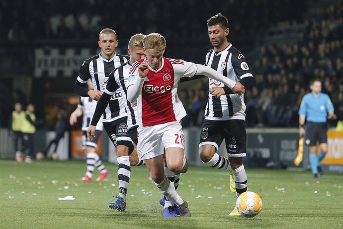 Frenkie de Jong, en un partido con el Ajax