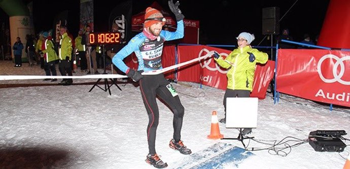 Jacob Gutiérrez se proclama campeón de España de Snow Running en Sierra Nevada