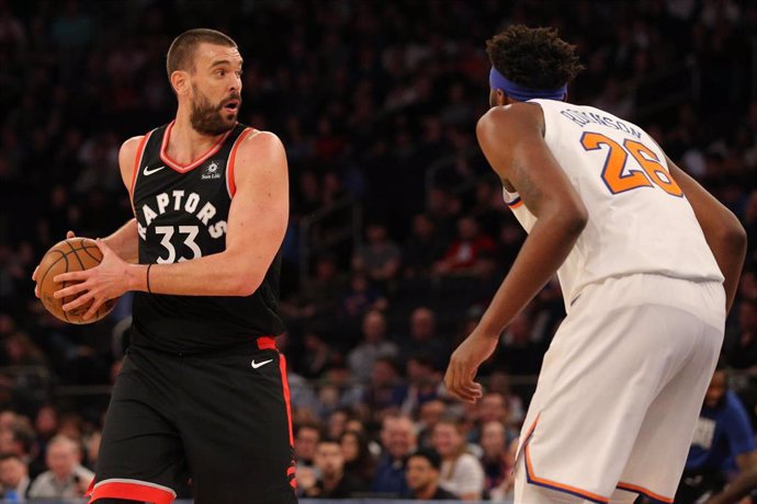 Toronto Raptors Marc Gasol New York Knicks debut