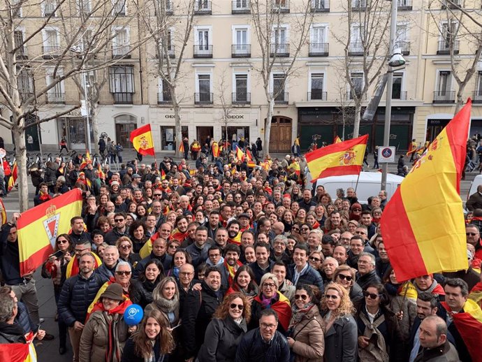 Murcianos en la manifestación de Madrid