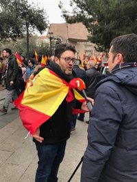 Miguel Sánchez: "Hoy miles de españoles hemos dicho 'sí' a la Constitución y la Justicia, y que queremos votar"