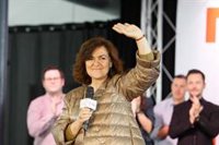 Carmen Calvo acusa a "la derecha" de no aceptar la Constitución: "Estamos ante una involución democrática"