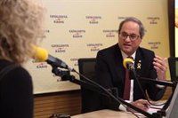 Torra condiciona la tramitación de los PGE a que el Gobierno acepte el derecho de autodeterminación