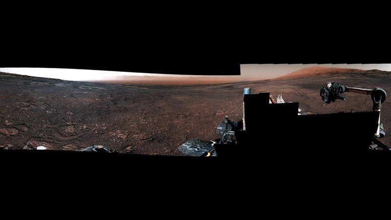 Nuevo vídeo 360 grados del rover Curiosity desde Marte