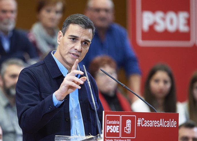 Pedro Sánchez participa en el acto de presentación de la candidatura a la alcald