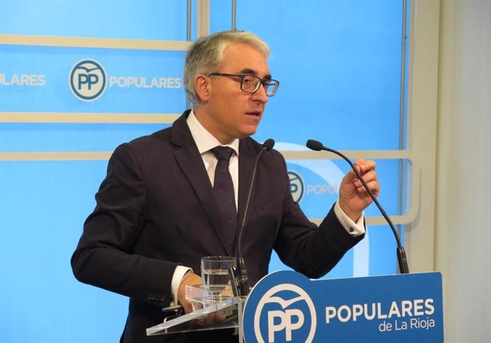 El portavoz del PP, Jesús Ángel Garrido