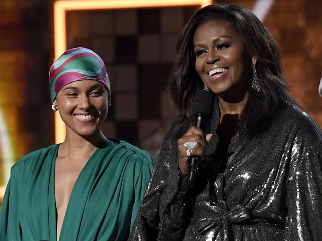 Michelle Obama, la inesperada aparición en los Grammy que causa furor entre los 