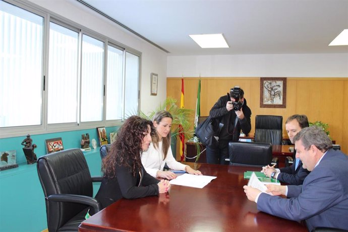 Traspaso de competencias de la nueva delegada del Gobierno andaluz en Huelva.
