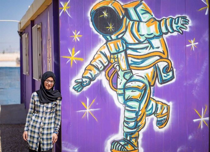 Bodoor, niña siria refugiada que sueña con ser astronauta