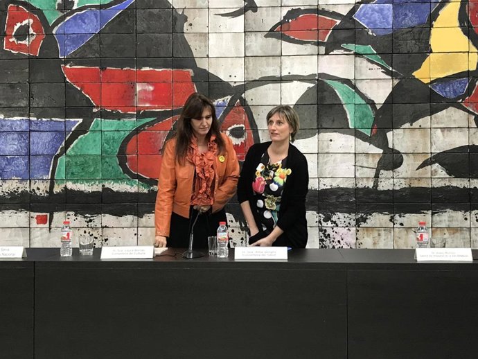 Las conselleras Laura Borrs y Alba Vergés