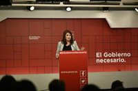 La 'número dos' del PSOE afirma que ningún miembro de la dirección plantea el 14 de abril como posible fecha electoral