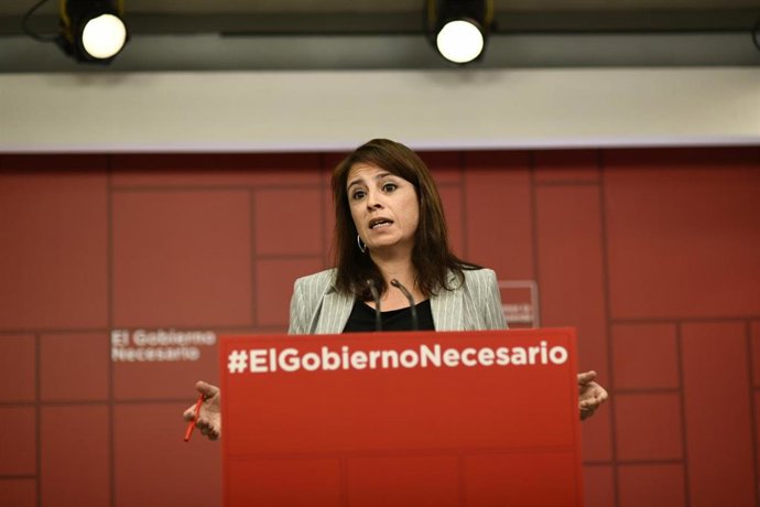Rueda de prensa del PSOE sobre actualidad política 