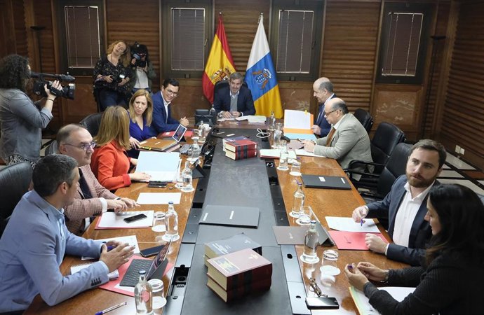 Reunión del Consejo de Gobierno de Canarias de este lunes en Las Palmas de Gran 