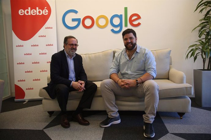 Antoni Garrido (Edebé) i Marc Sanz (Google)