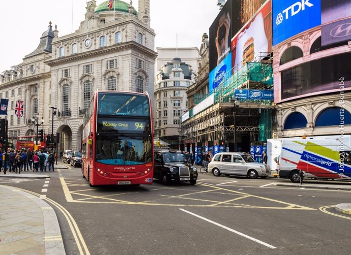 Un autobús londinense