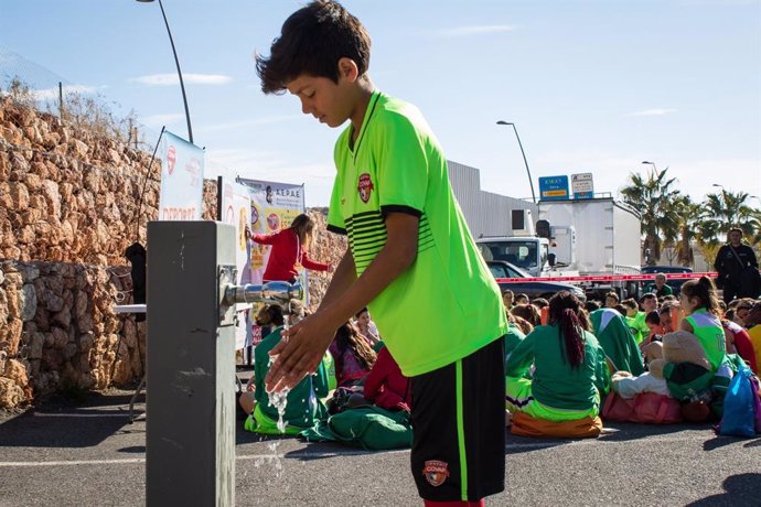 La Copa Covap conciencia sobre la importancia del lavado de manos