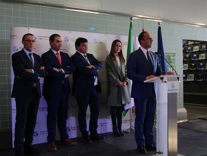 El delegado del Gobierno en Andalucía durante su intervención.