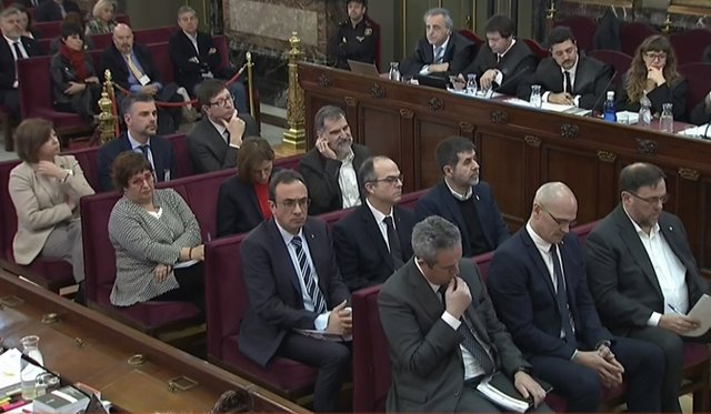 Inicio del juicio del procés en el Tribunal Supremo