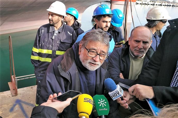El presidente del comité de empresa de Navantia Puerto Real, Antonio Noria