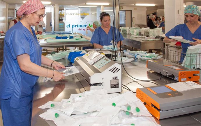 Central de esterilización del Hospital Virgen del Rocío