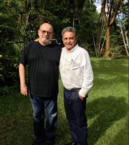 Miguel Ángel Revilla y Silvio Rodríguez