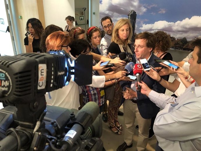 El portavoz del PP en el Ayuntamiento de Madrid, José Luis Martínez Almeida