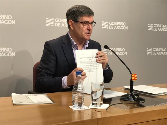 El consejero de Presidencia de Aragón, Vicente Guillén.