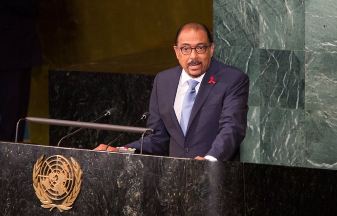 El director ejecutivo de ONUSIDA, Michel Sidibé, comparece ante la ONU en junio 