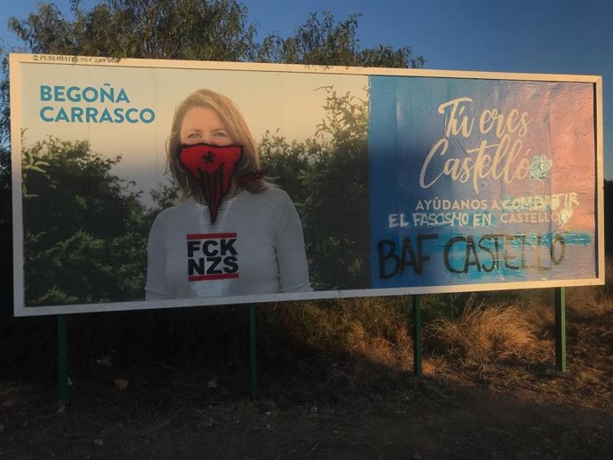 El PP denuncia pintadas en las vallas