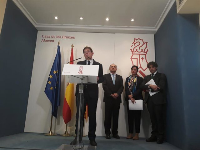 Ximo Puig, en Casa de les Bruixes.