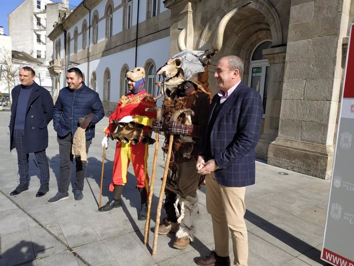 DARÍO CAMPOS, PRESIDENTE DE LA DIPUTACIÓN DE LUGO, PRESENTA EL CARNAVAL