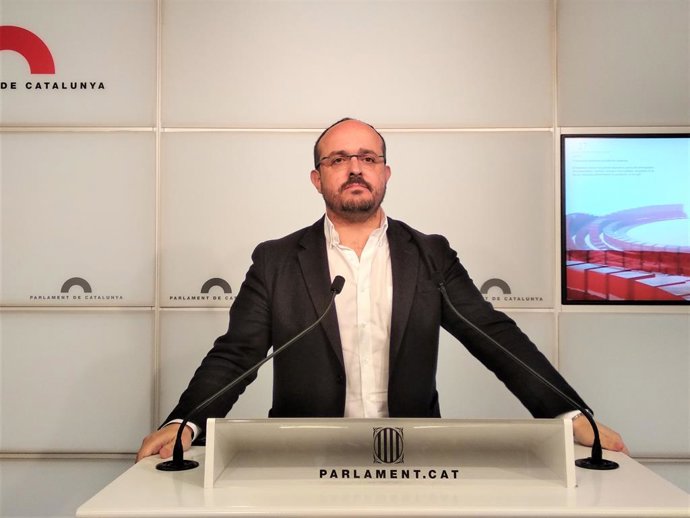 El líder del PP catal, Alejandro Fernández