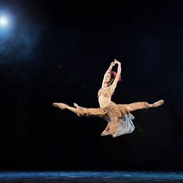 La bailarina Núria Salado en la actuacón de la primera edición de la 'Gala de ba