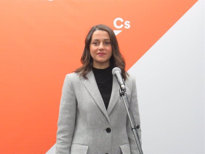 La líder de Cs en Catalunya, Inés Arrimadas