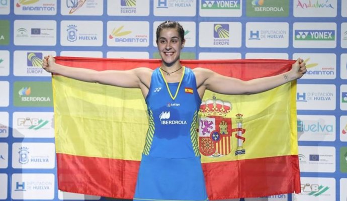 Carolina Marín campeona Europa bádminton