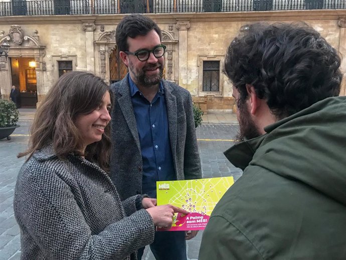 Antoni Noguera y Neus Truyol, de MÉS per Palma