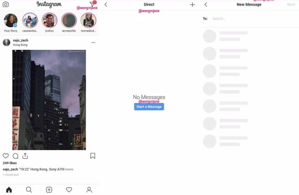 Instagram Prueba Los Mensajes Directos En Su Versión Web