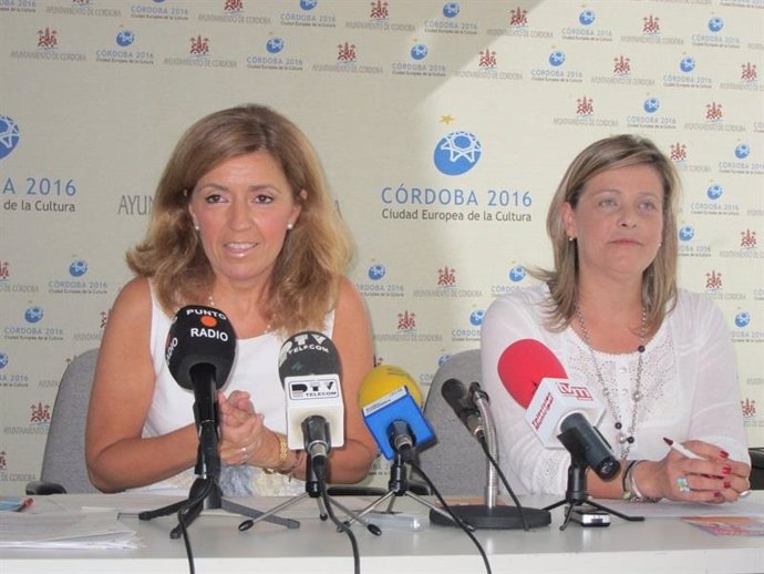 María Jesús Botella y Blanca Córdoba en el Ayuntamiento durante el pasado mandat
