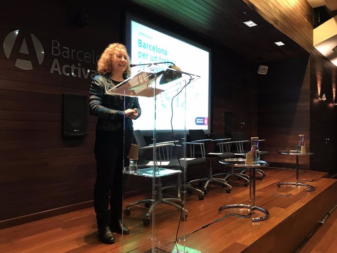 La directora general de Barcelona Activa, Sara Berbel
