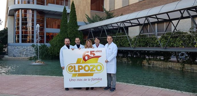 El equipo de Diseño de ELPOZO ALIMENTACIÓN, formado por (de izquierda a derecha)
