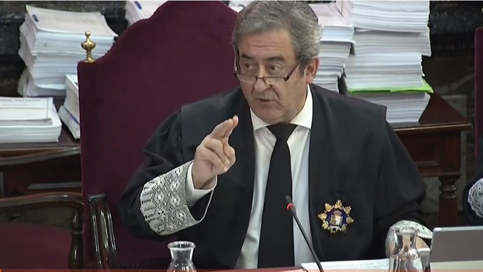 Javier Zaragoza intervé durant la segona jornada del judici pel procés