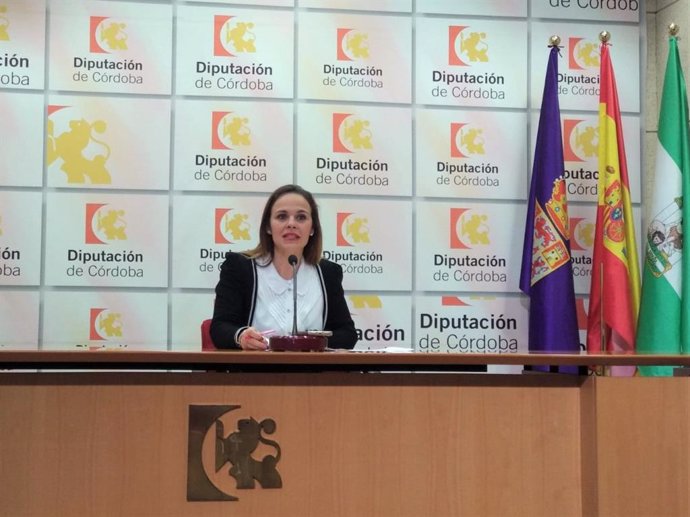 Aurora Barbero en rueda de prensa