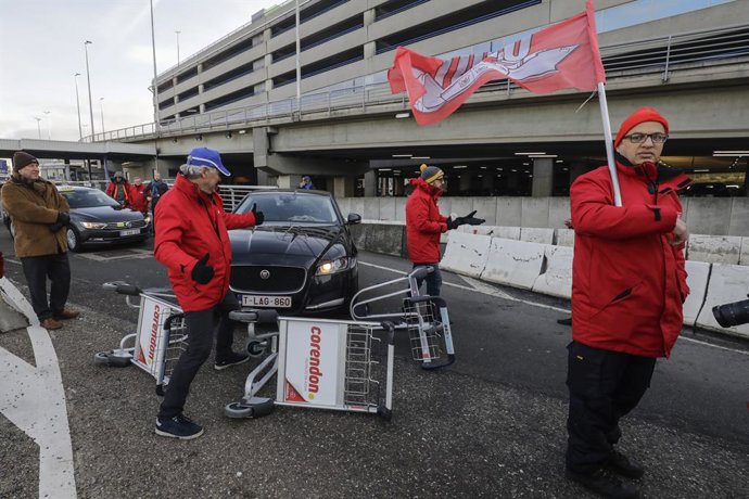 Public transport strike in Belgium
