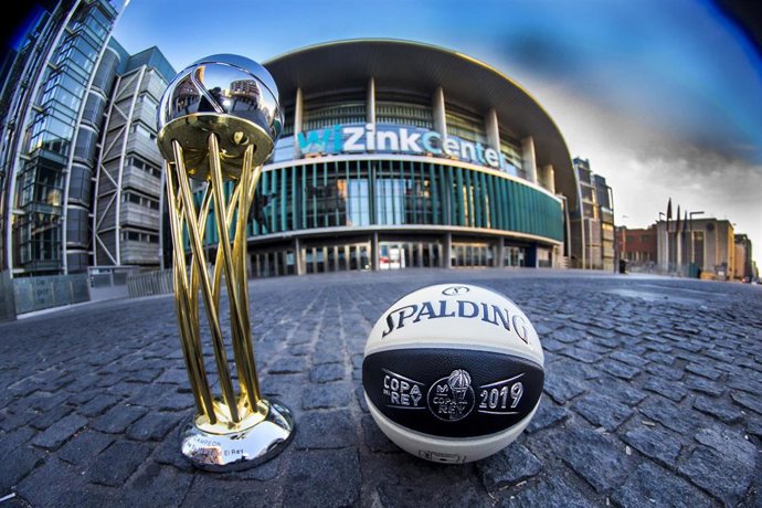 Trofeo de la Copa del Rey en el WiZink Center