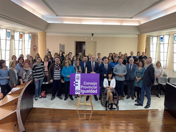 Imagen Del Acto De Presentación Del Consejo Provincial De Igualdad.