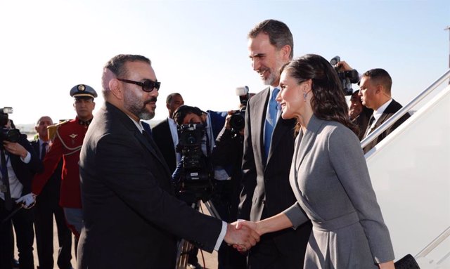 Los Reyes llegan a Marruecos para el Viaje de Estado